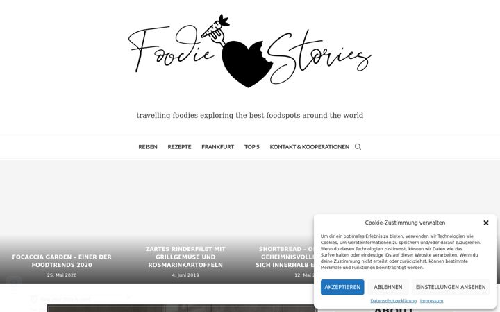Snímek obrazovky foodie-stories.de
