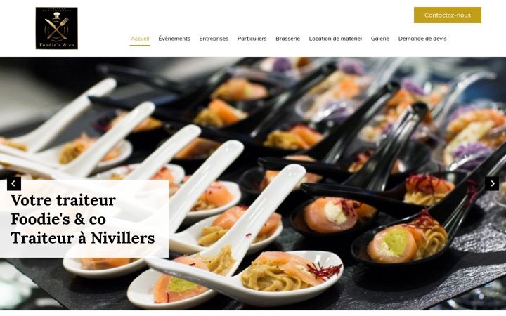 Screenshot of foodies-and-co.fr