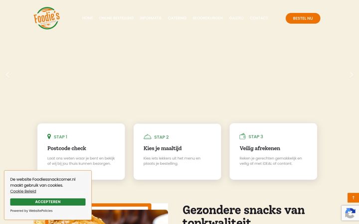Screenshot of foodiessnackcorner.nl