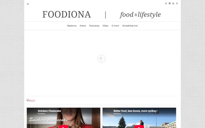Screenshot of foodiona.com