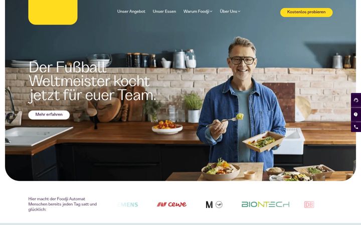Screenshot of foodji.com