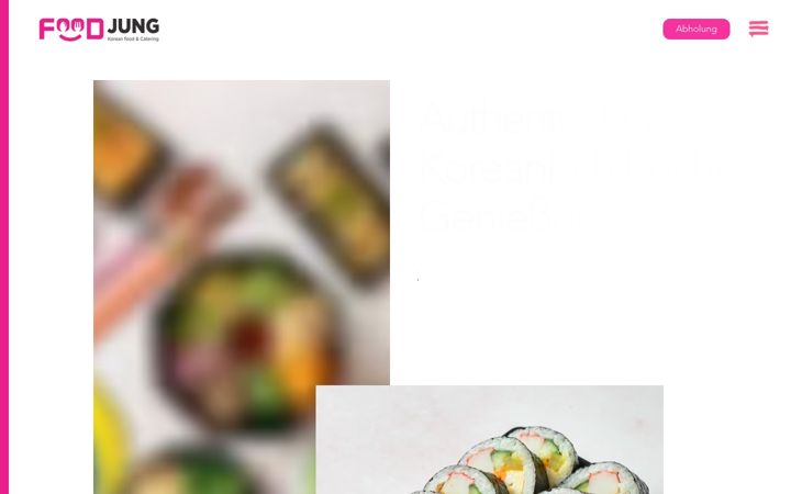 Snímek obrazovky foodjung.de