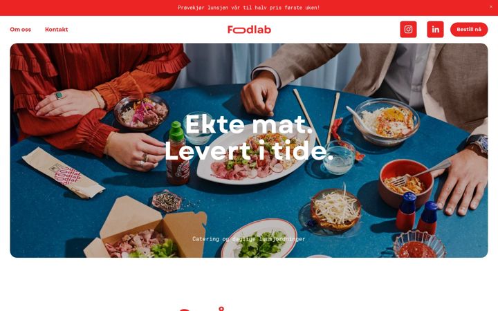 Screenshot of foodlab.no