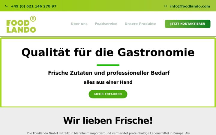 Screenshot of foodlando.com