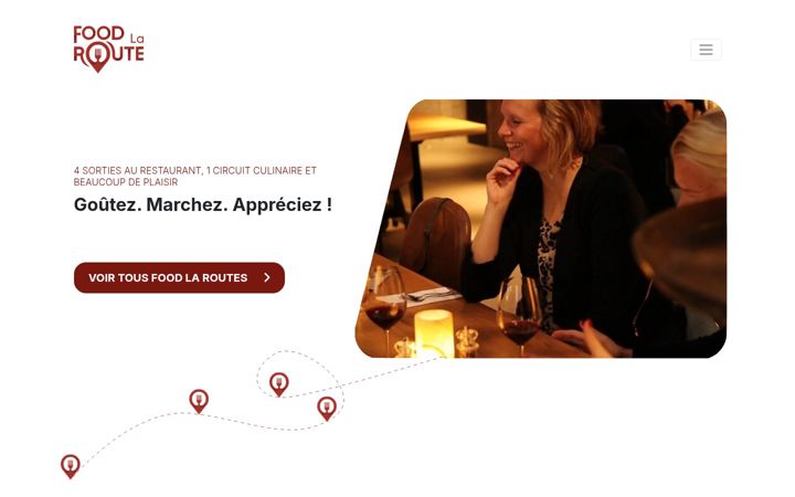 Screenshot of foodlaroute.fr