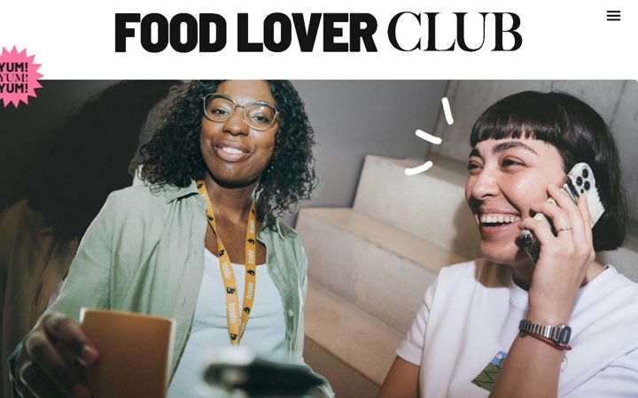 Screenshot of foodloverclub.de