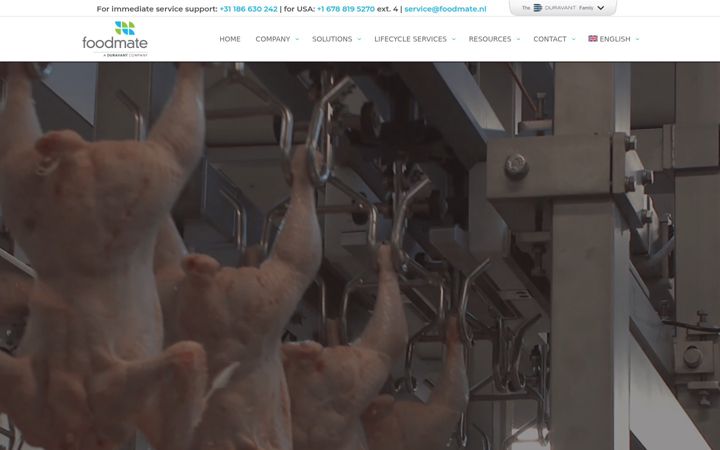 Screenshot of foodmateglobal.com