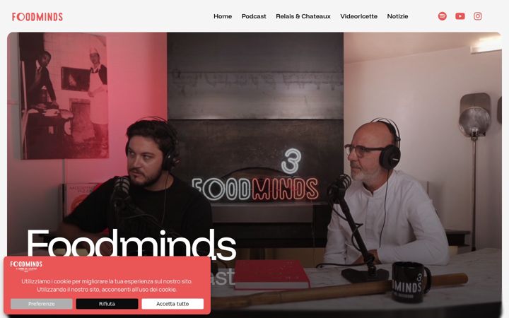 Screenshot of foodmindspodcast.it