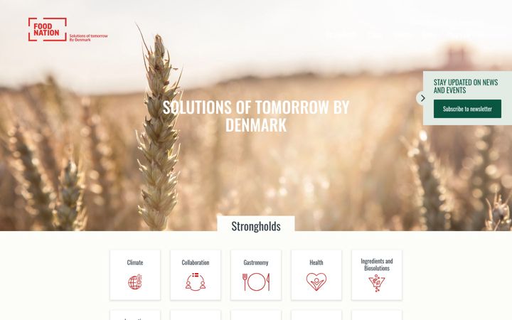Screenshot of foodnationdenmark.com