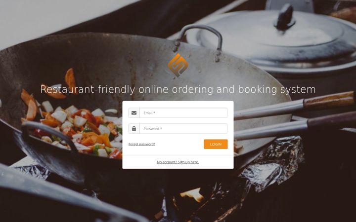 Screenshot of foodninjalogin.com
