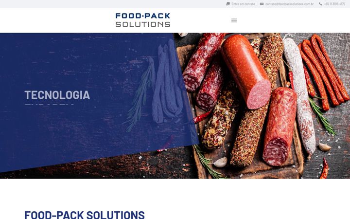 Screenshot of foodpacksolutions.com.br