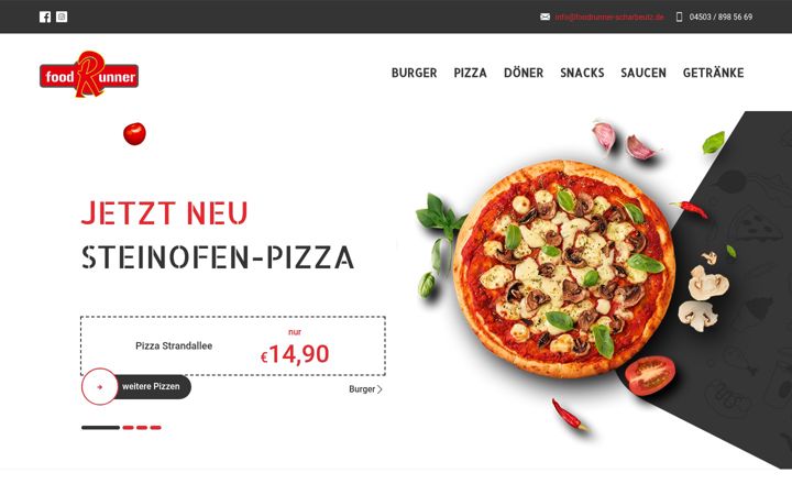 Screenshot of foodrunner-scharbeutz.de