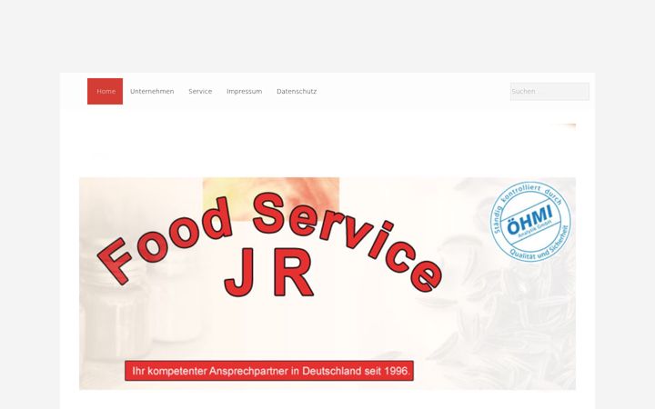 Screenshot of foodservice-jr.eu