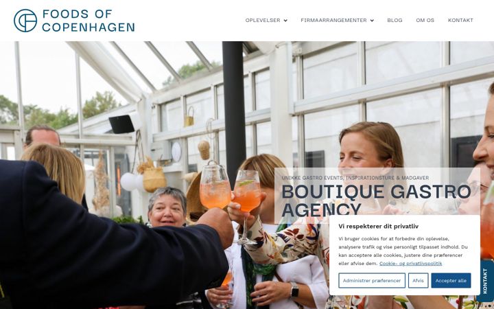 Screenshot of foodsofcopenhagen.dk
