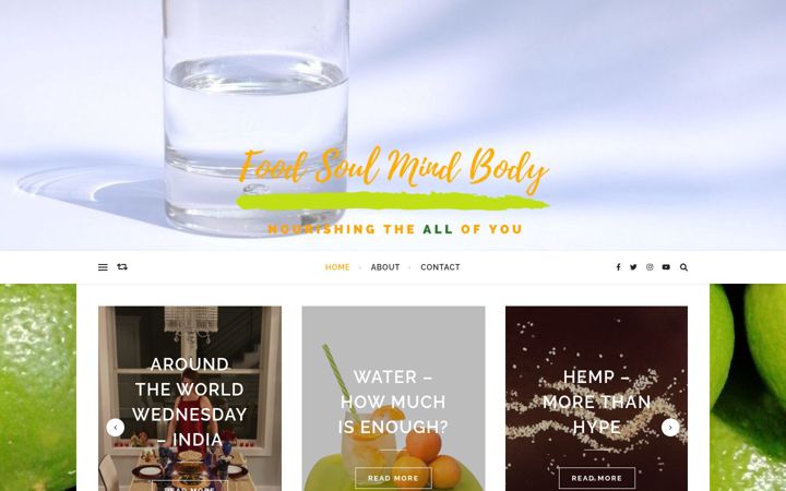 Screenshot of foodsoulmindbody.com