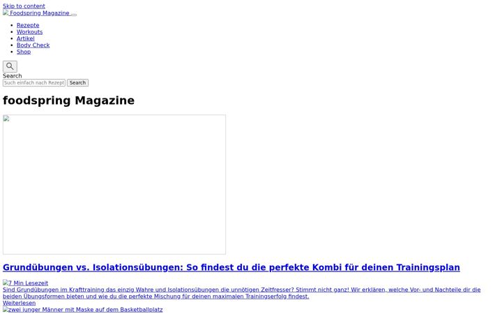 Screenshot ta' foodspring-wmpl.de