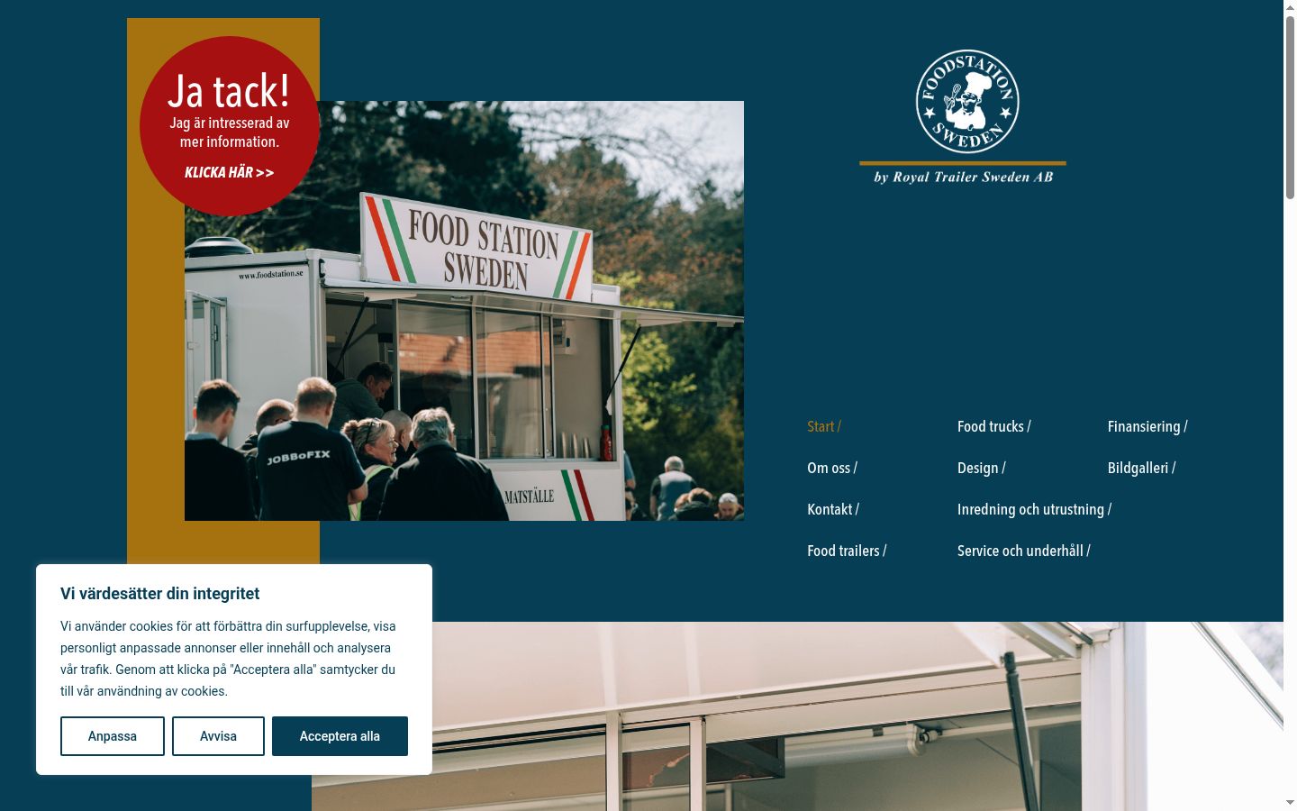 Screenshot des Einwilligungsbanners vor jeglicher Interaktion