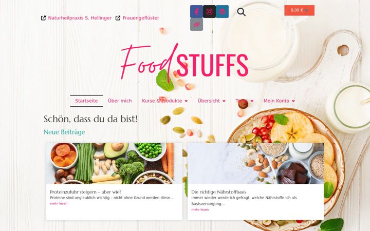 Screenshot of foodstuffs-blog.de