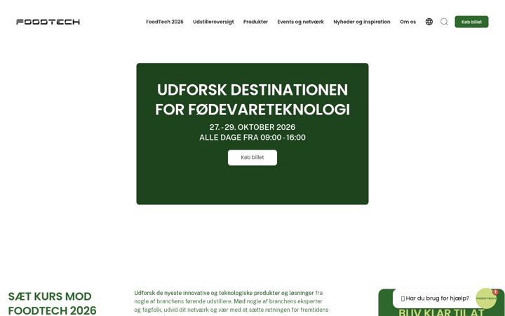 Screenshot of foodtech.dk