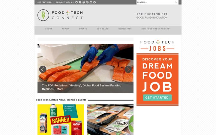 Screenshot of foodtechconnect.com
