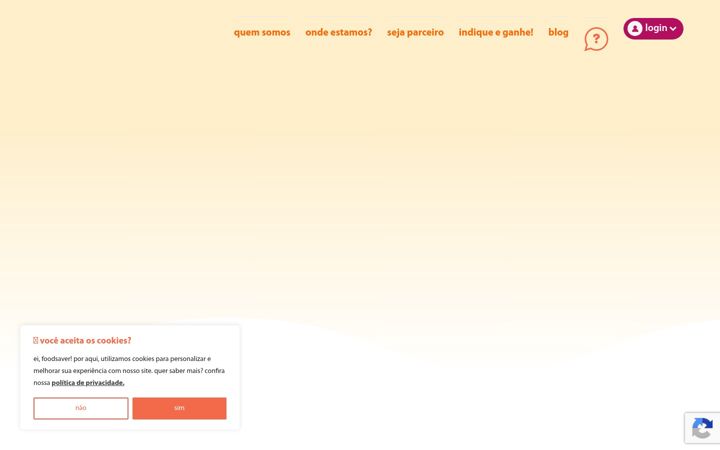 Screenshot of foodtosave.com.br