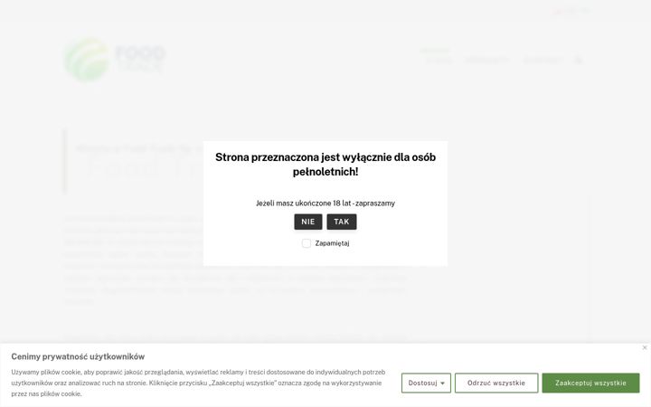 Screenshot of foodtrade.com.pl