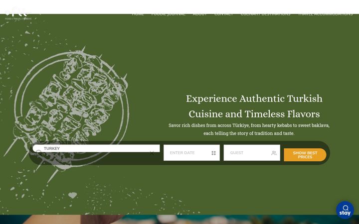 Screenshot von foodtravelturk.com