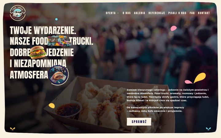 Screenshot of foodtruckfestivals.pl