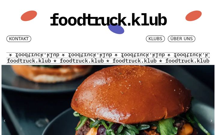 Captura de pantalla de foodtruckklub.de