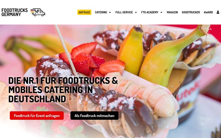 Screenshot of foodtrucks-germany.de
