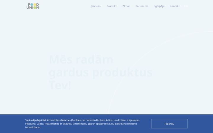 Skærmbillede af foodunion.com