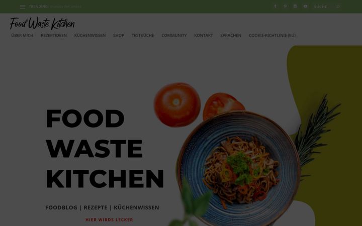 Screenshot of foodwastekitchen.de