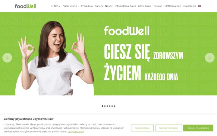 Screenshot of foodwell.pl