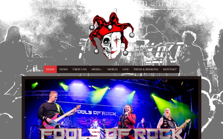 Screenshot of fools-of-rock.de