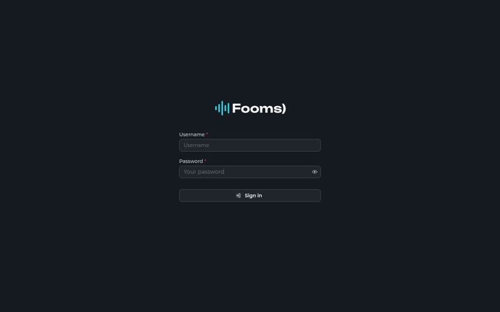 Screenshot of fooms.cc