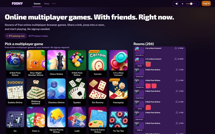 Screenshot of foony.com