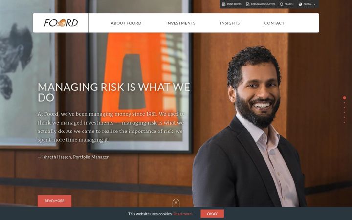 Screenshot of foord.com
