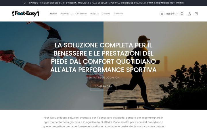 Screenshot of foot-easy.com