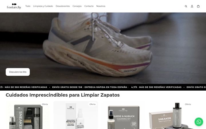 Screenshot of footarchy.com