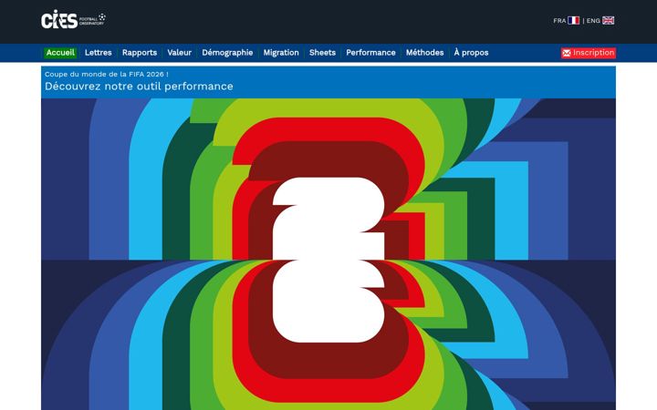 Screenshot of football-observatory.com