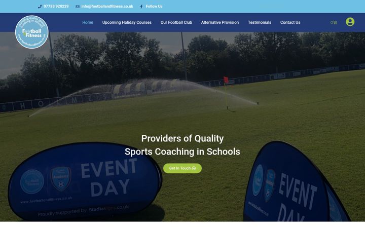 Screenshot of footballandfitness.co.uk