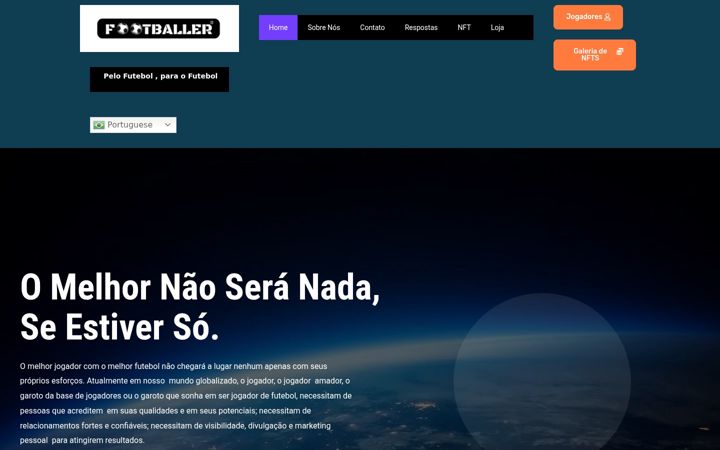 Skärmbild av footballer.com.br