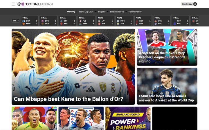 footballfancast.com