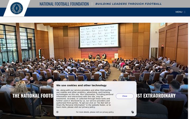 Screenshot of footballfoundation.org