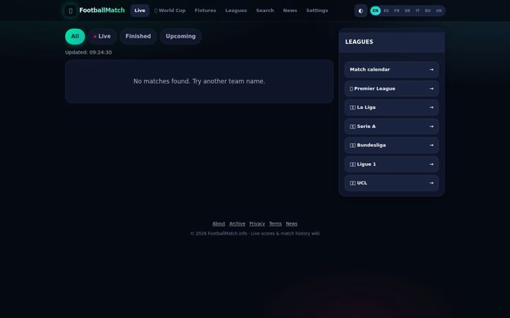Screenshot von footballmatch.info