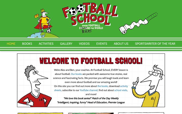 Screenshot of footballschool.co