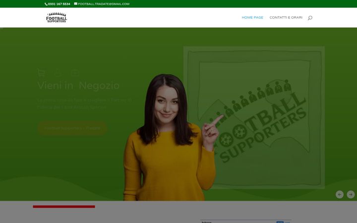 Screenshot of footballsupporterstradate.it