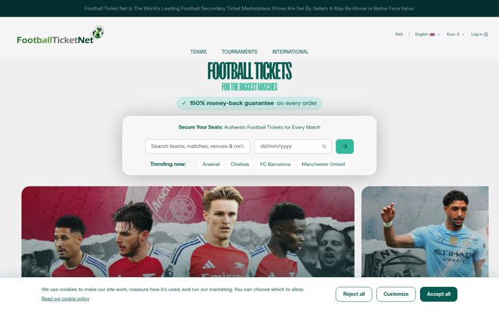 Screenshot of footballticketnet.com