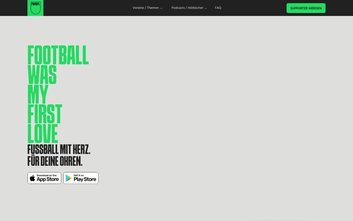 Screenshot of footballwasmyfirstlove.com
