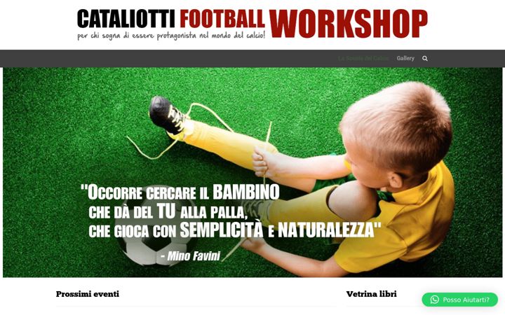 Screenshot ta' footballworkshop.it